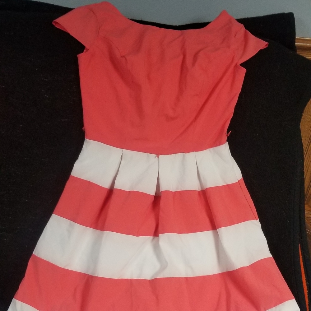 Coral dress